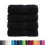 Voir la diapositive 2 : VIDAXL Serviettes de visage de qualité supérieure SOLUND 4 pcs noir