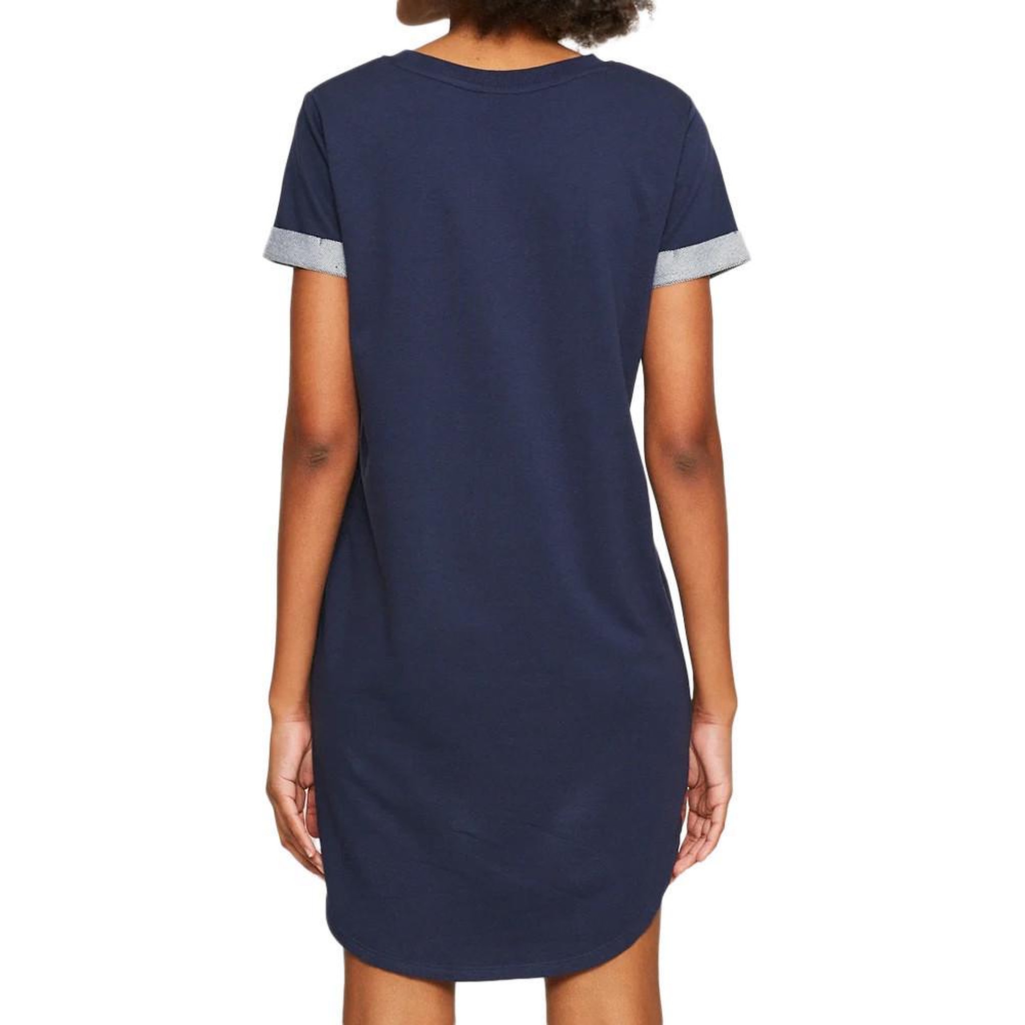 Voir la diapositive 2 : JACQUELINE DE YONG Robe Sweat Marine Femme JDY IVY