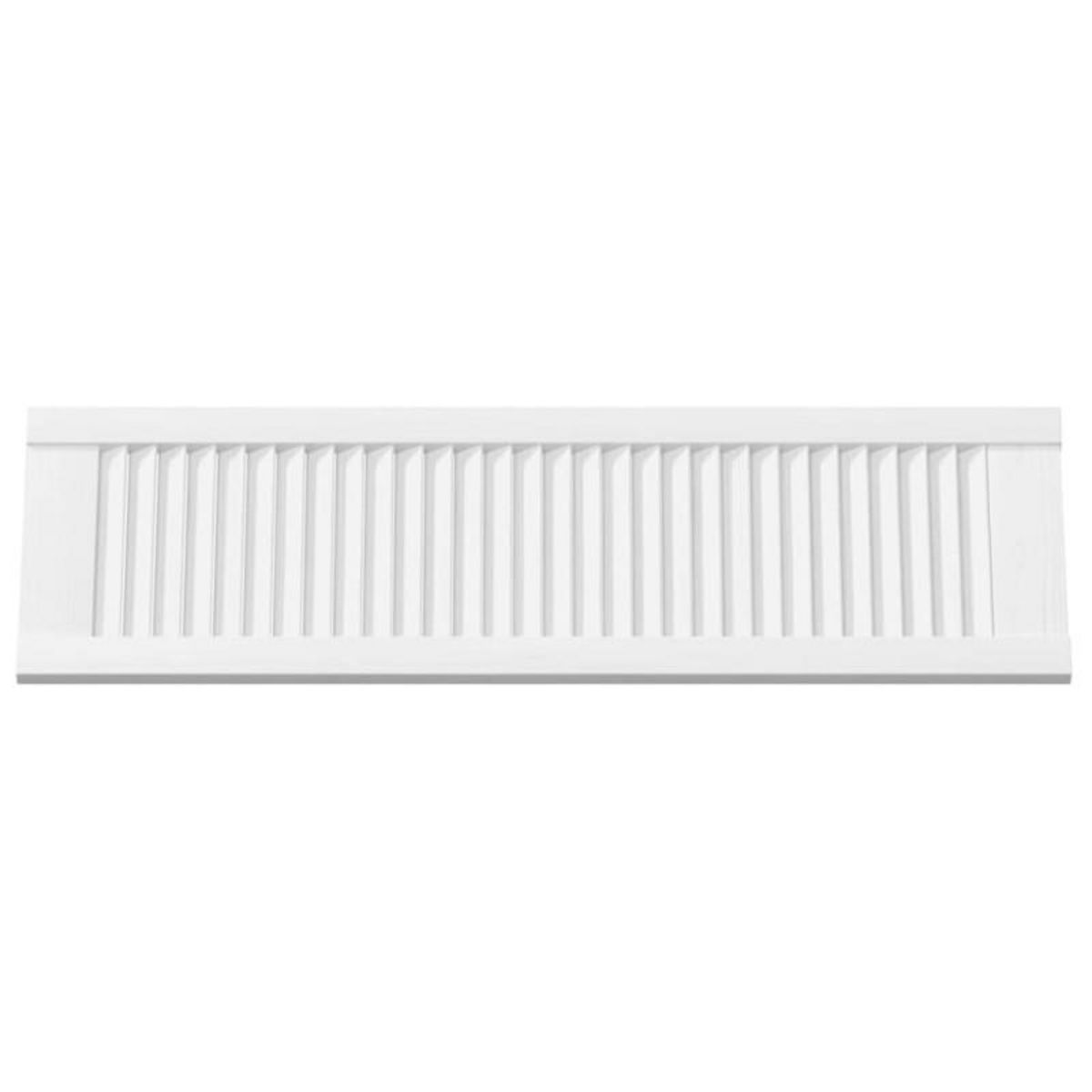 VIDAXL Portes d armoire à persiennes 2 pcs blanc 99x29,5 cm