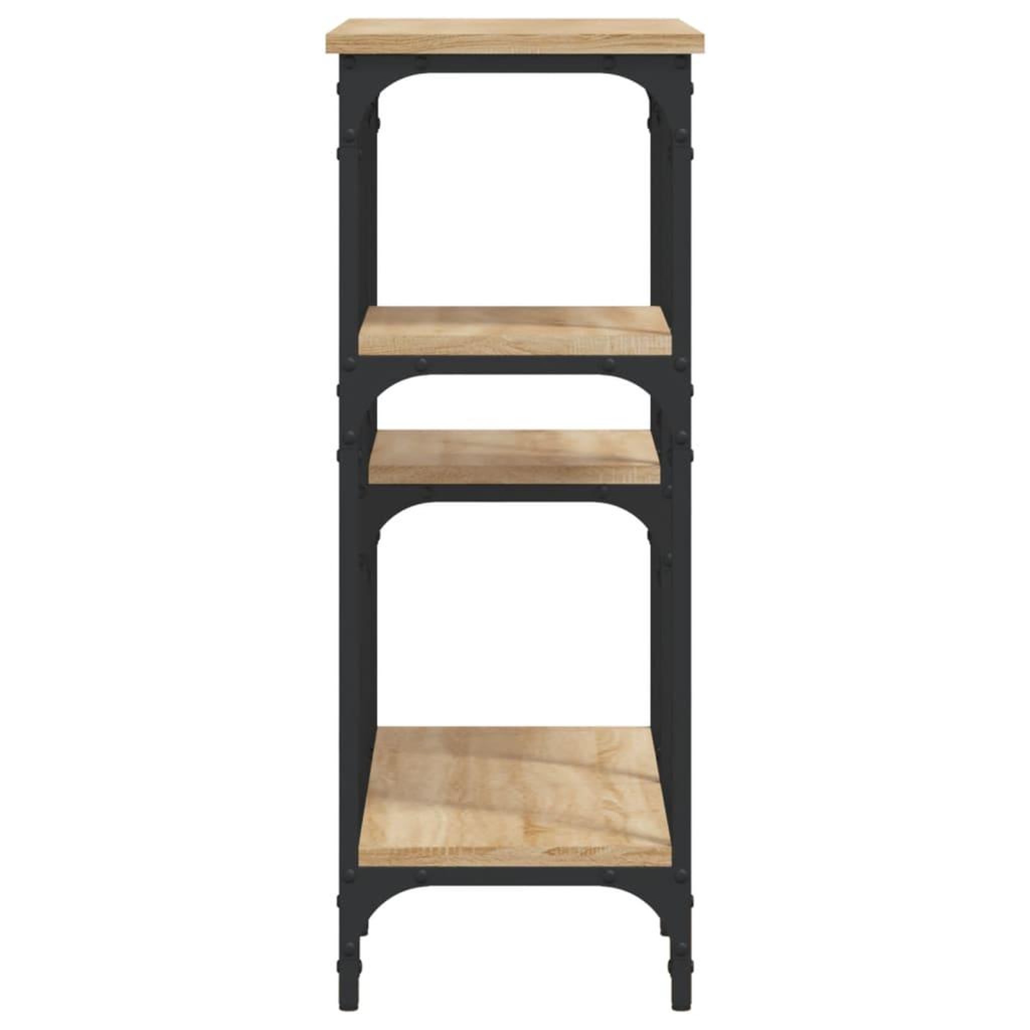 Voir la diapositive 5 : VIDAXL Table console chene sonoma 80x29x75 cm bois d'ingenierie