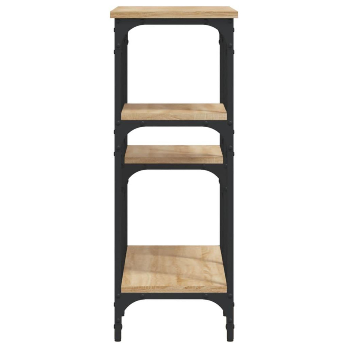 VIDAXL Table console chene sonoma 80x29x75 cm bois d'ingenierie