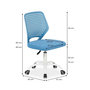Voir la diapositive 6 : IDIMEX Chaise de bureau pour enfant JADE pivotante