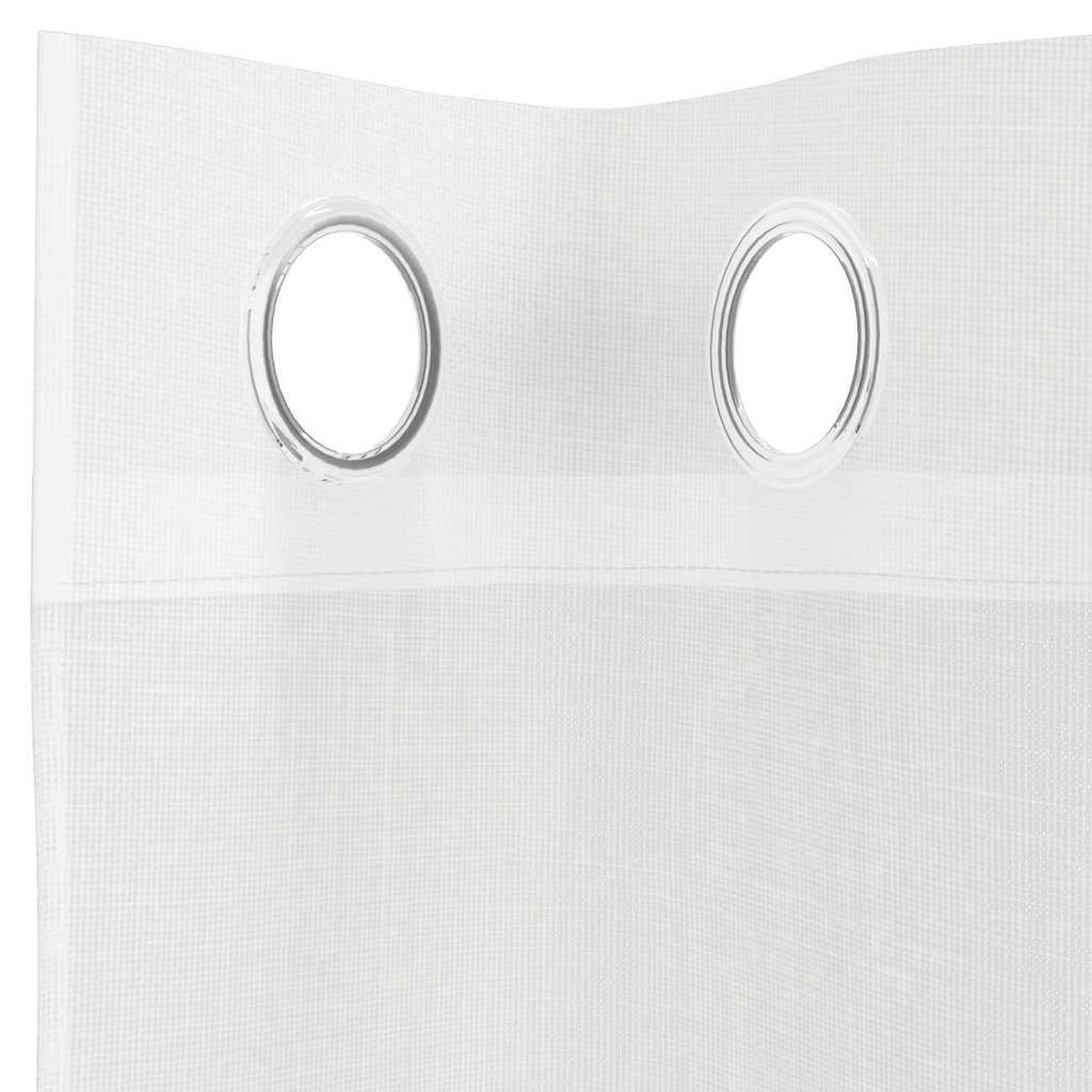 Voir la diapositive 5 : VIDAXL Rideaux en voile avec œillets 2 pcs blanc