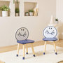 Voir la diapositive 6 : SWEEEK Table pour enfant avec pot à crayon + 2 chaises Madame Princesse + 2 chaises Monsieur Heureux