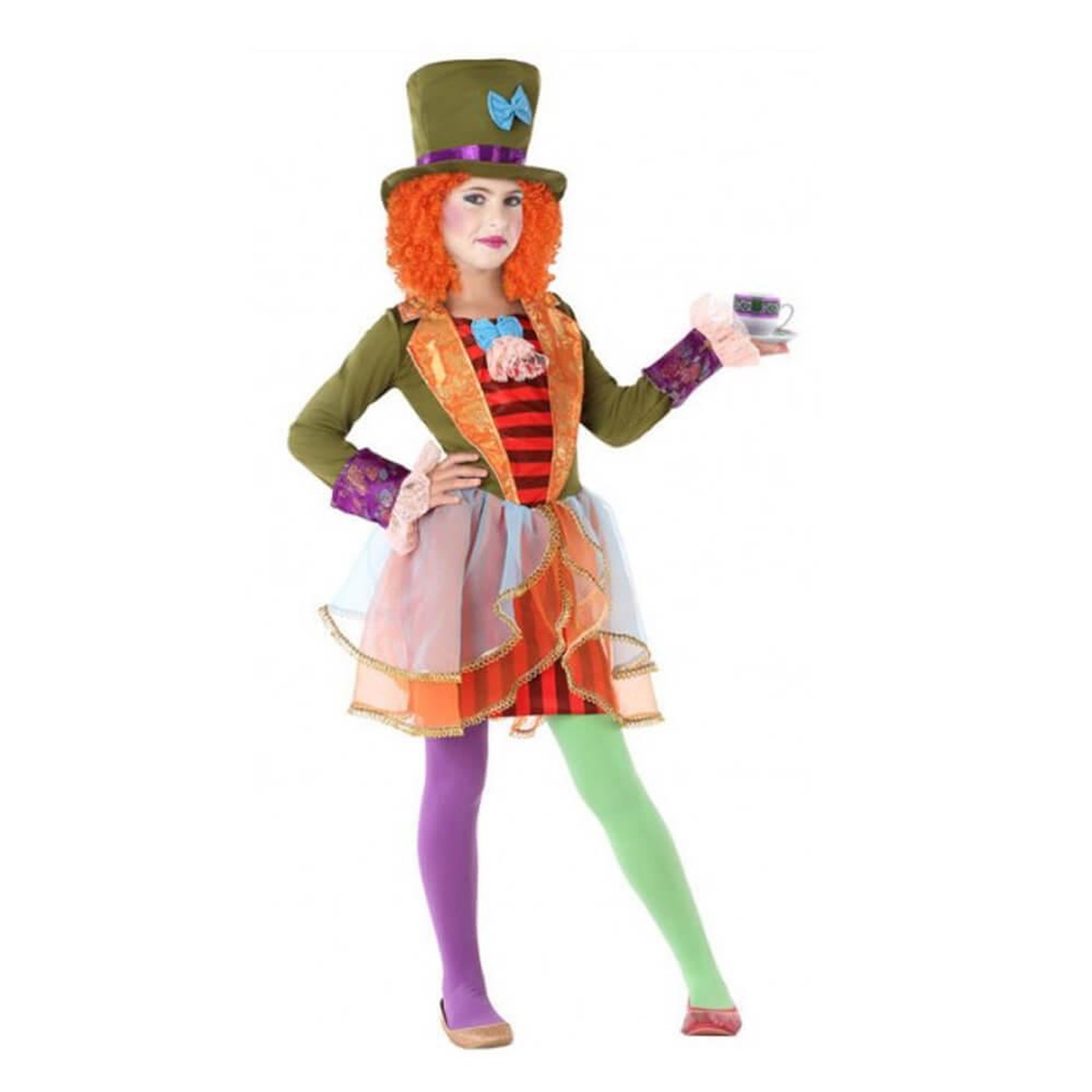 ATOSA Déguisement De Chapelière - Enfant - Taille 10/12 ans - 10/12 ans (140 à 152 cm)