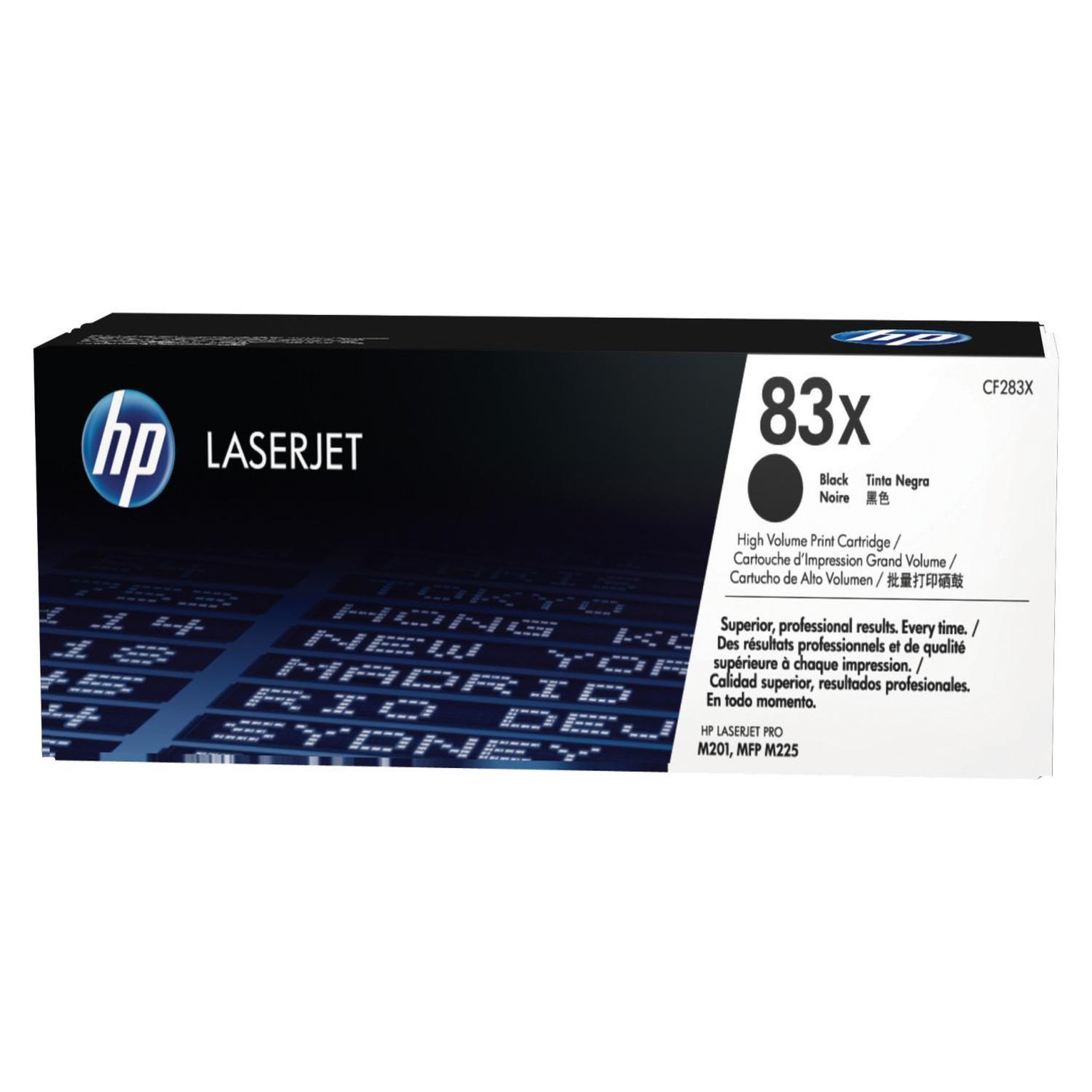 Voir la diapositive 2 : HP Cartouche de toner HP 83X noir grande capacité pour LaserJet Pro M201/MFP M225 - HP