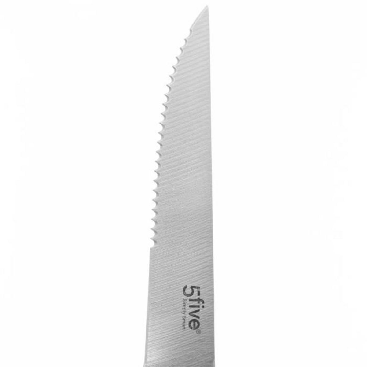 FIVE Couteau à Steak Forgé  Inox  24cm Argent