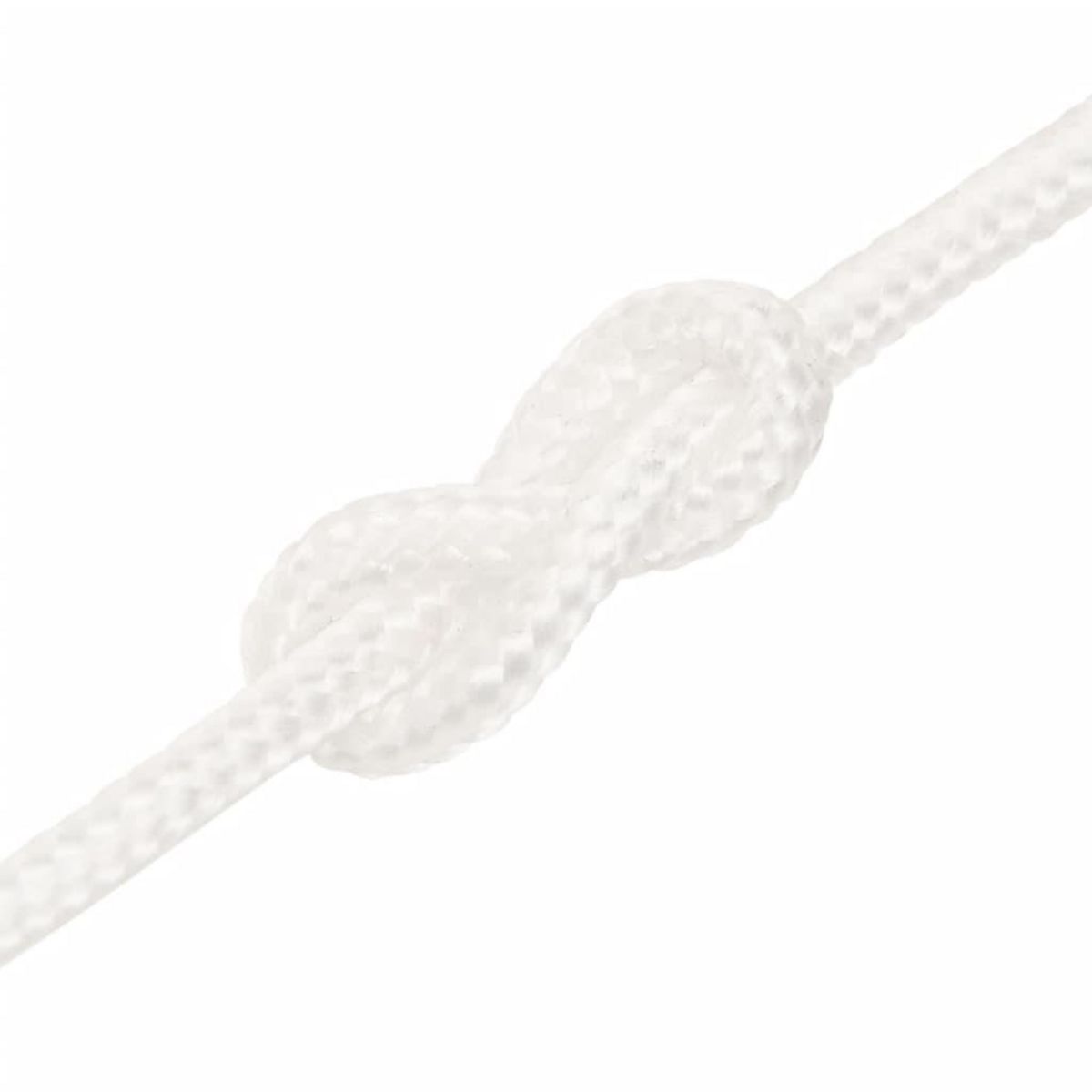 VIDAXL Corde de bateau Blanc complet 5 mm 100 m Polypropylene