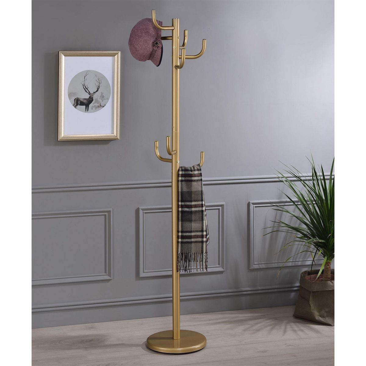 IDIMEX Porte-manteaux MILA, en métal