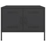 Voir la diapositive 5 : VIDAXL Table basse noir 68x50x50,5 cm acier