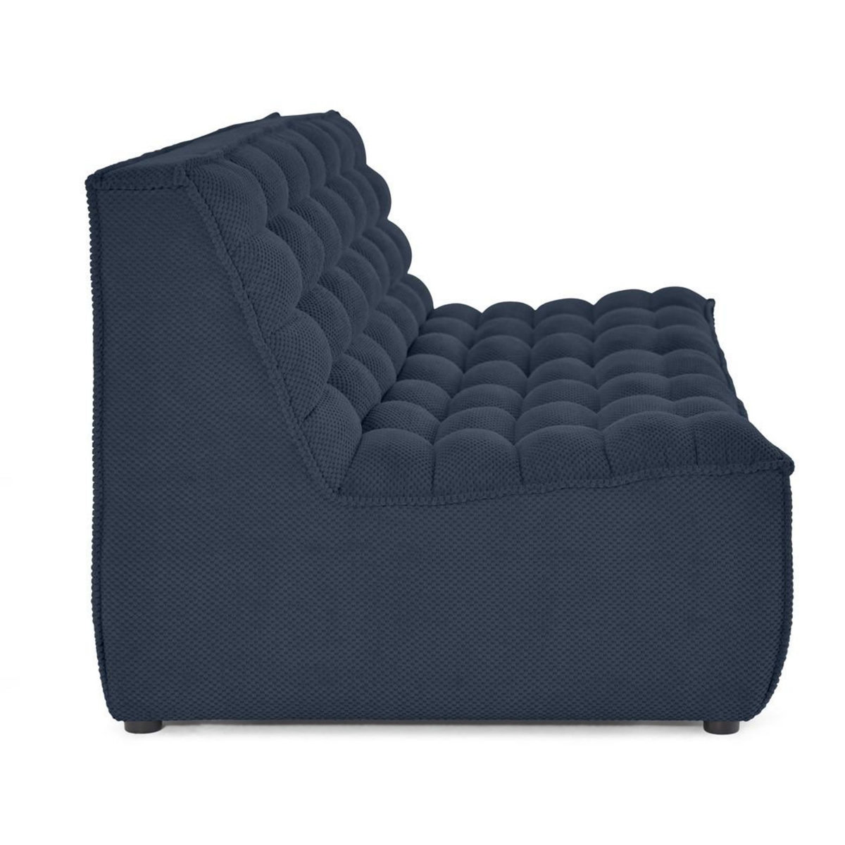 LISA DESIGN Ellie - canapé 3 places en velours texturé