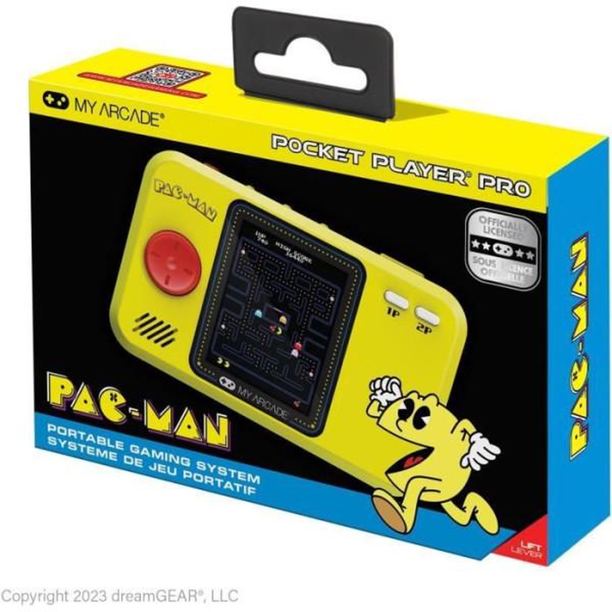 MY ARCADE Console rétro - Atari - Pocket Player PRO Pac-Man - Ecran 7cm Haute Résolution - Jeu d'arcade