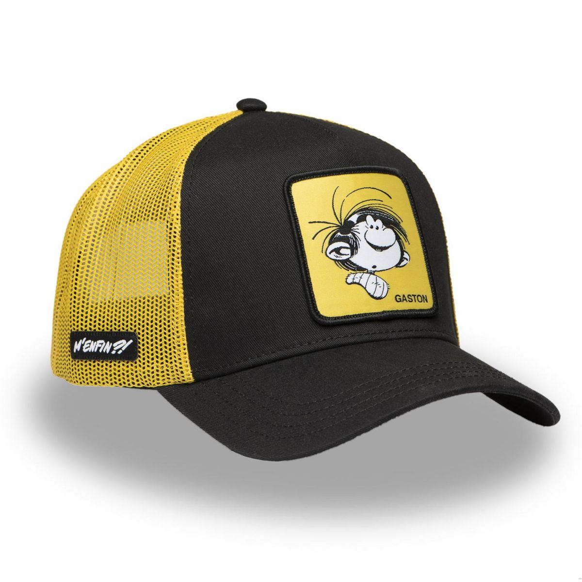 CAPSLAB Casquette trucker avec filet Gaston Lagaffe Head