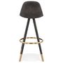 Voir la diapositive 5 : Paris Prix Tabouret de Bar  Krill  97cm Gris Foncé & Noir