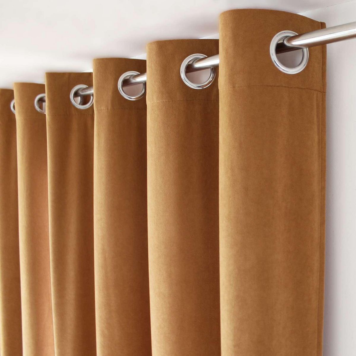 TOILINUX Rideau en velours Heaven