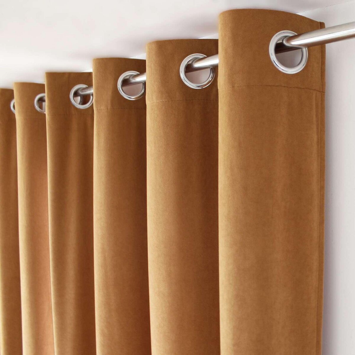 TOILINUX Rideau en velours Heaven