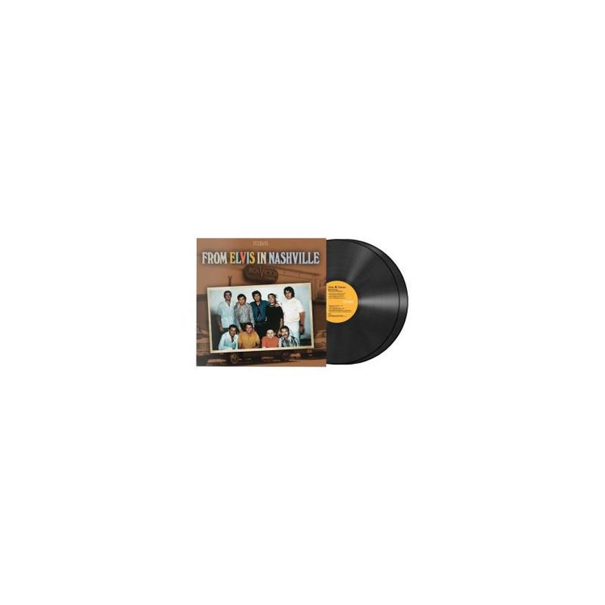 Vinyle from elvis in nashville (elvis presley) – double vinyle noir 2 disques rca studio b 1970