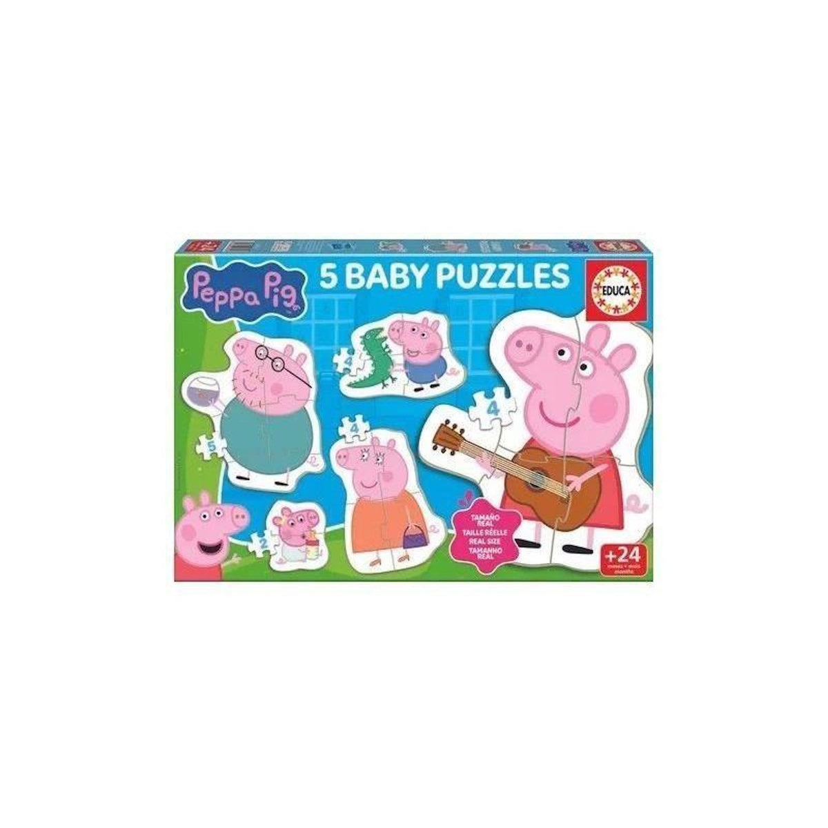 EDUCA Puzzle bébé – Peppa Pig – 4 pièces – Educa – Dès 2 ans