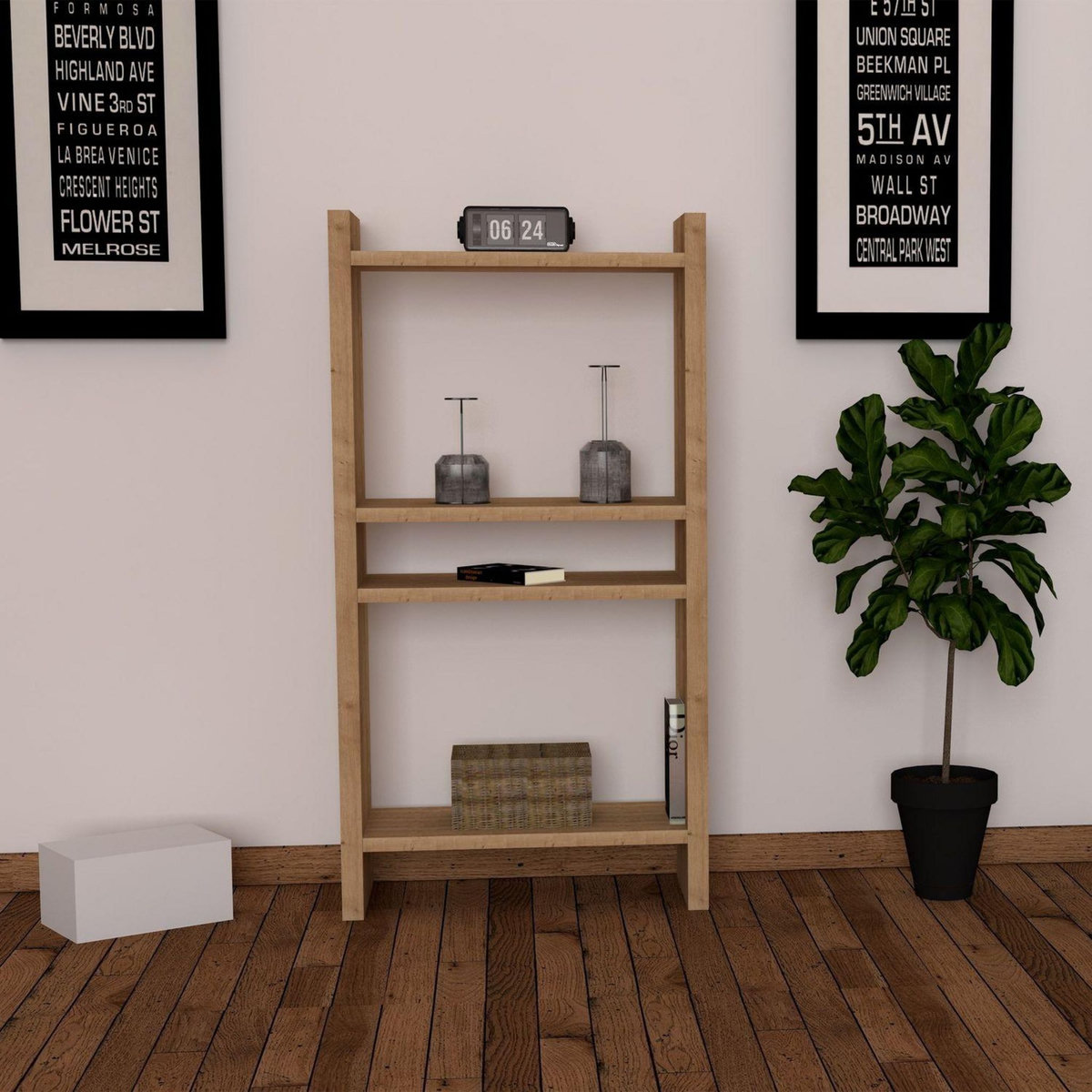 TOILINUX Bibliothèque Pera