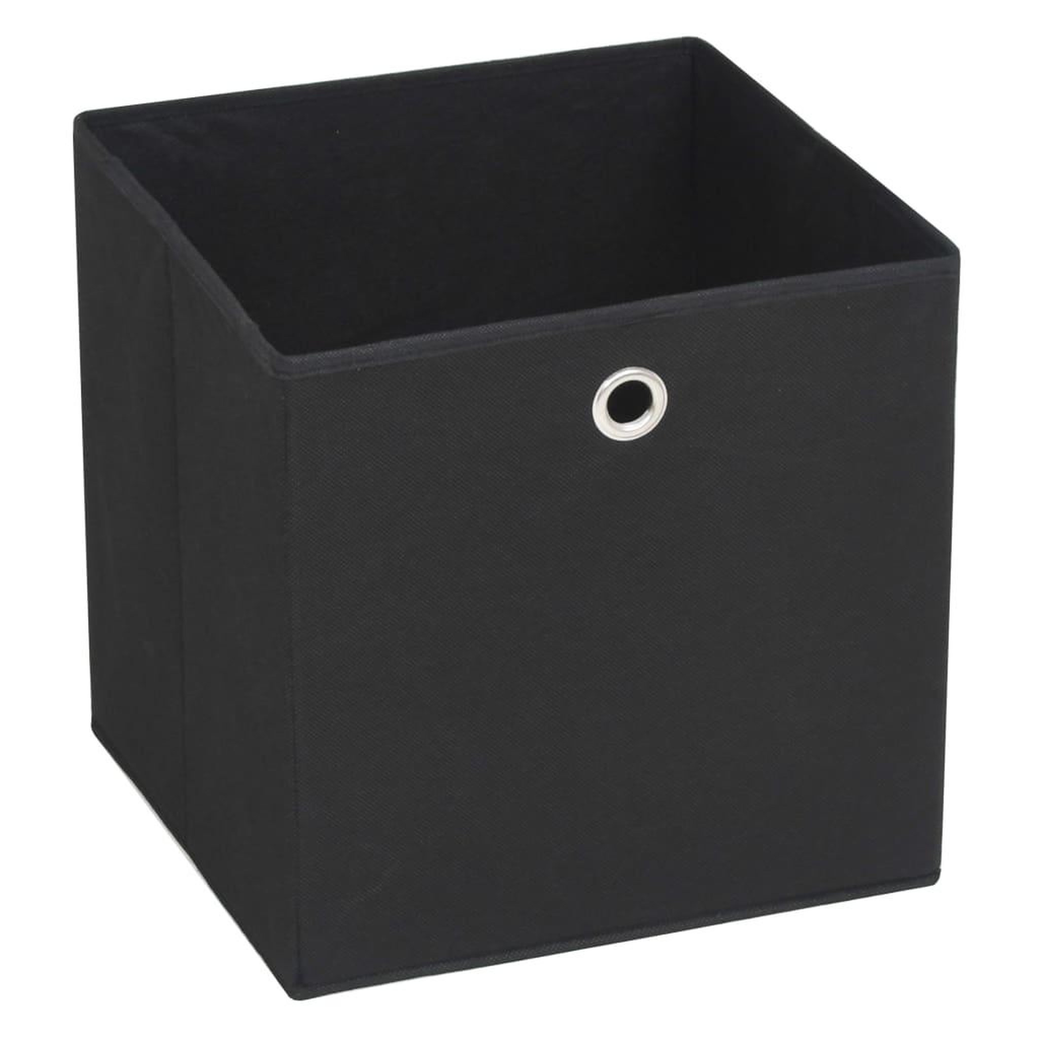 Voir la diapositive 3 : VIDAXL Boîtes de rangement 10 pcs Tissu intisse 28x28x28 cm Noir