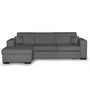 Voir la diapositive 2 : Canapé d'angle gauche convertible  4 places avec coffre tissu CARIBEA