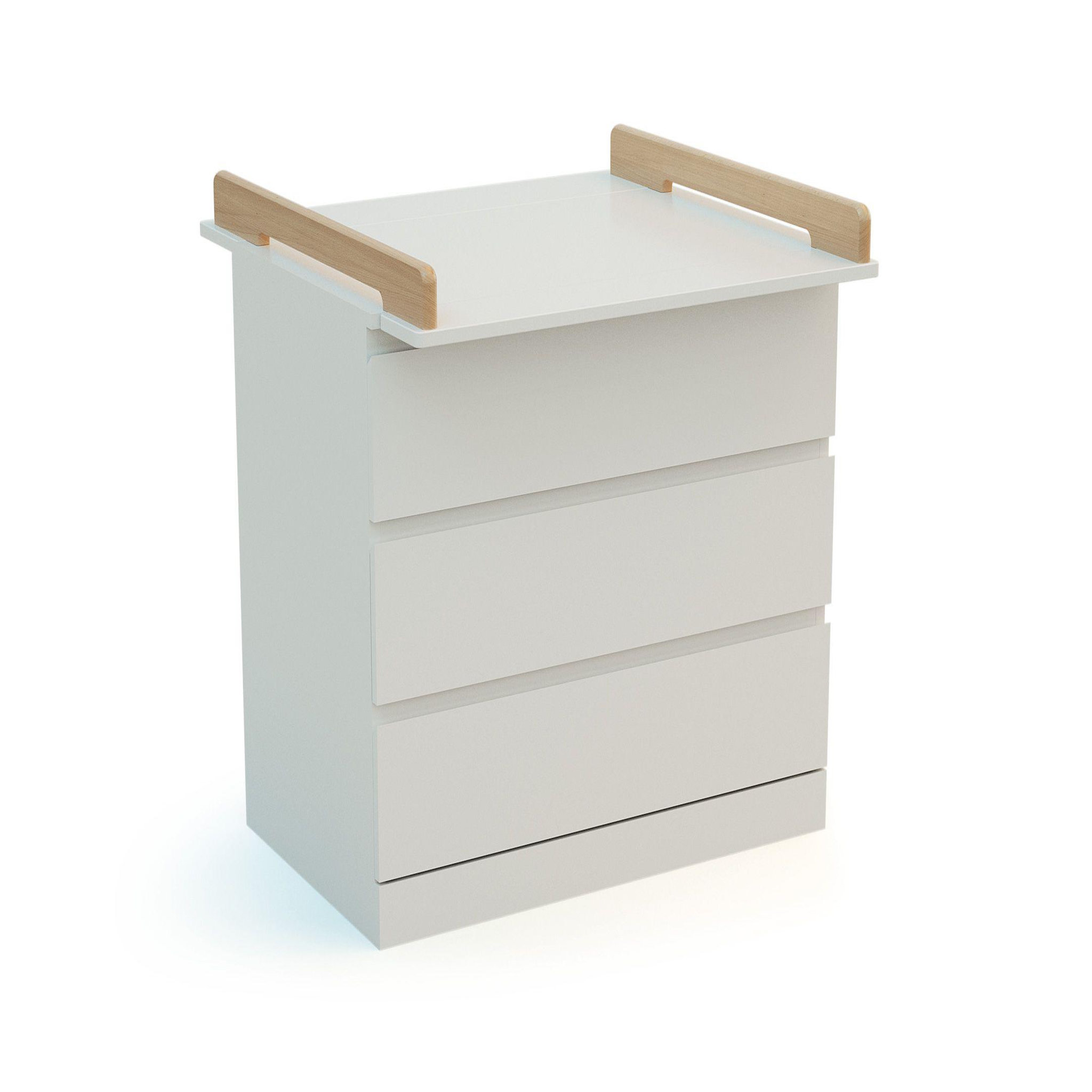 Voir la diapositive 4 : JURABABY Plan à langer universel 70 cm kira pour commode bébé
