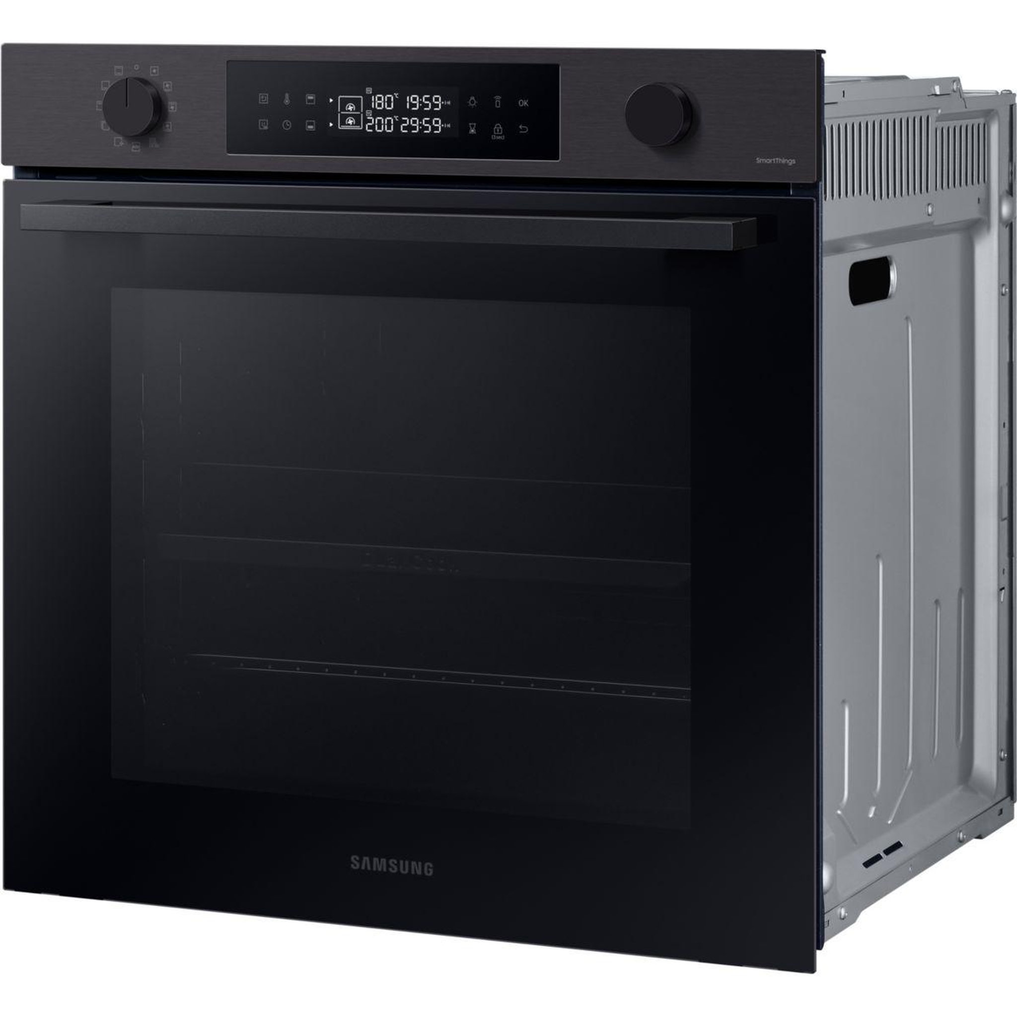 Voir la diapositive 3 : Samsung Four encastrable nv7b4450vcb - double cavité - pyrolyse - chaleur pulsée - porte froide