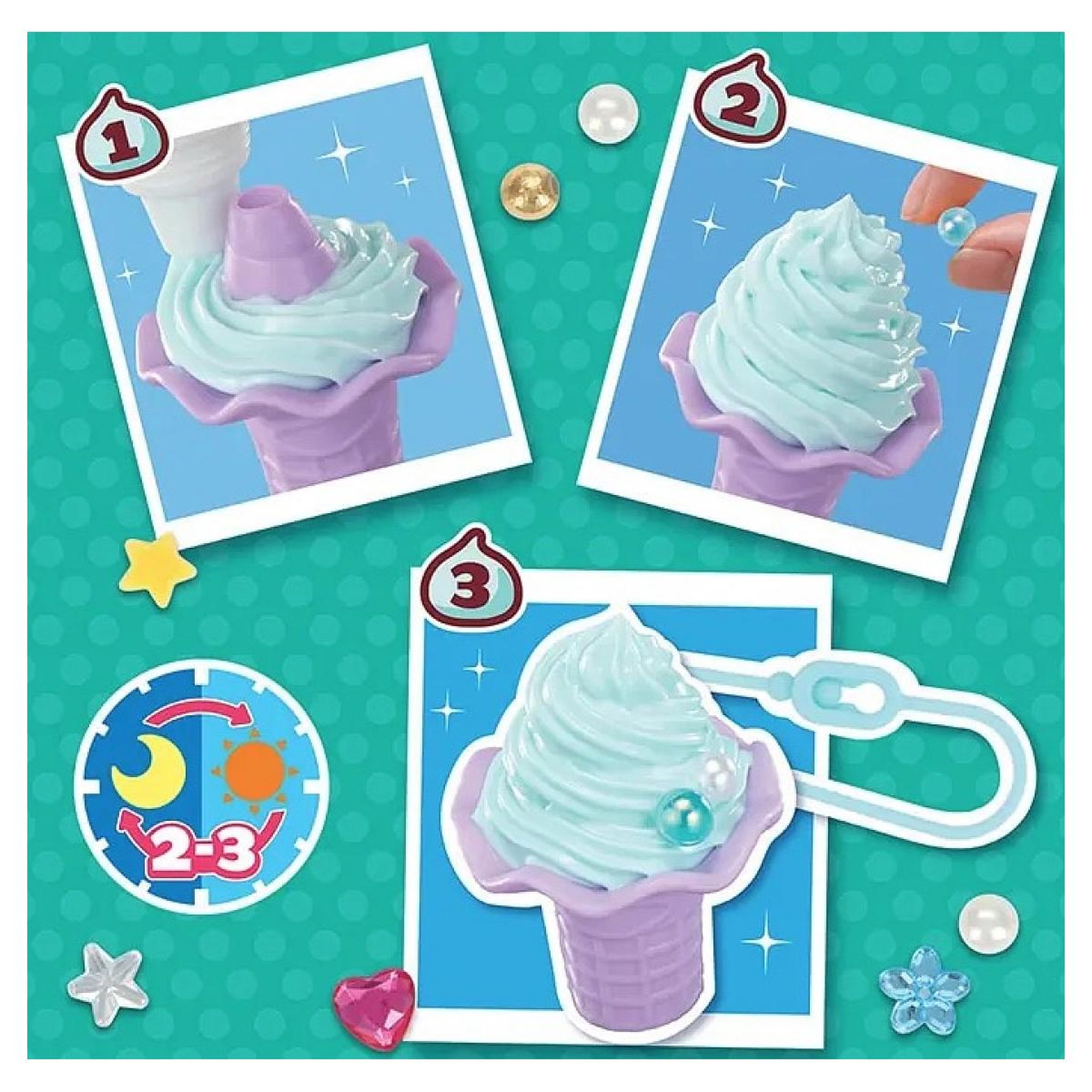 Voir la diapositive 2 : Aquabeads Pati-School Le kit de décoration Bleu