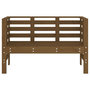 Voir la diapositive 4 : VIDAXL Banc de jardin marron miel 111,5x53x71 cm bois massif de pin