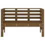 Voir la diapositive 4 : VIDAXL Banc de jardin marron miel 111,5x53x71 cm bois massif de pin
