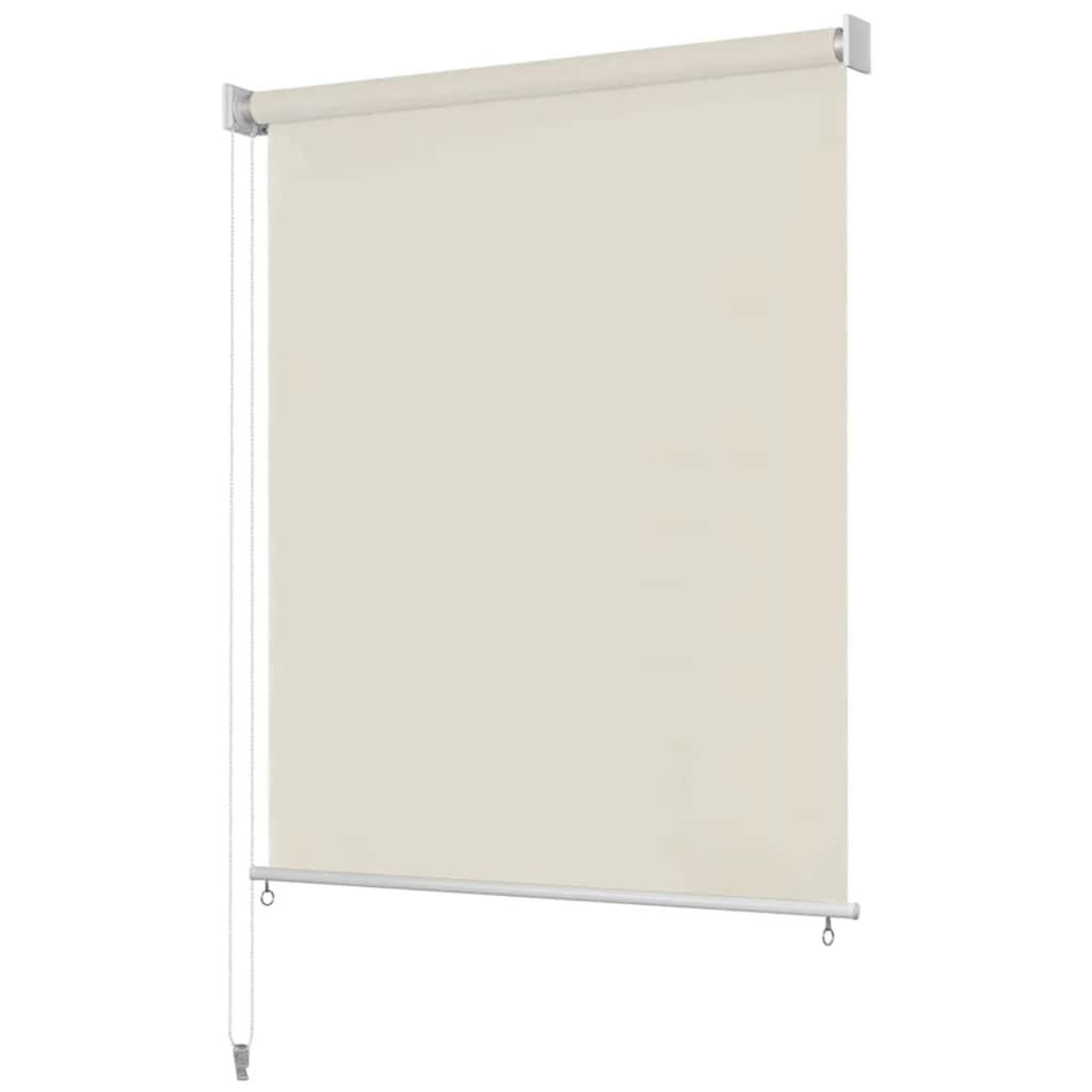 VIDAXL Store roulant d'exterieur 125 (l) x 230 (h) cm creme