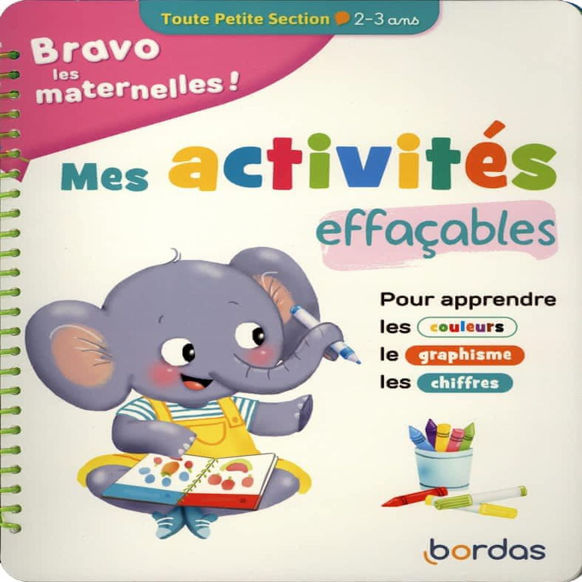 MES ACTIVITES EFFACABLES TOUTE PETITE SECTION, Morey Marie