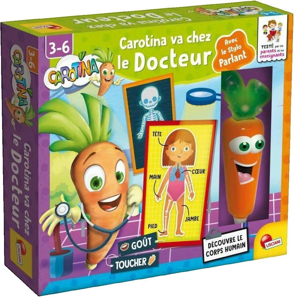 LISCIANI GIOCHI Jeu éducatif Lisciani Giochi Coloré Carotina va chez le docteur