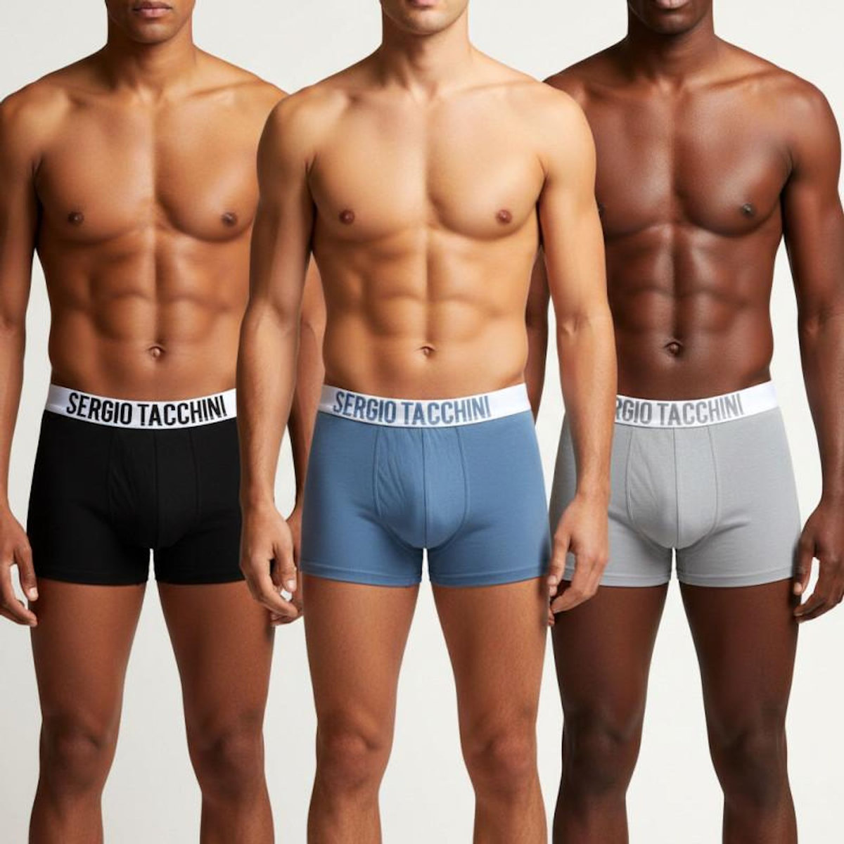 SERGIO TACCHINI Sergio Tacchini Pack de Boxers Homme Lot de 6