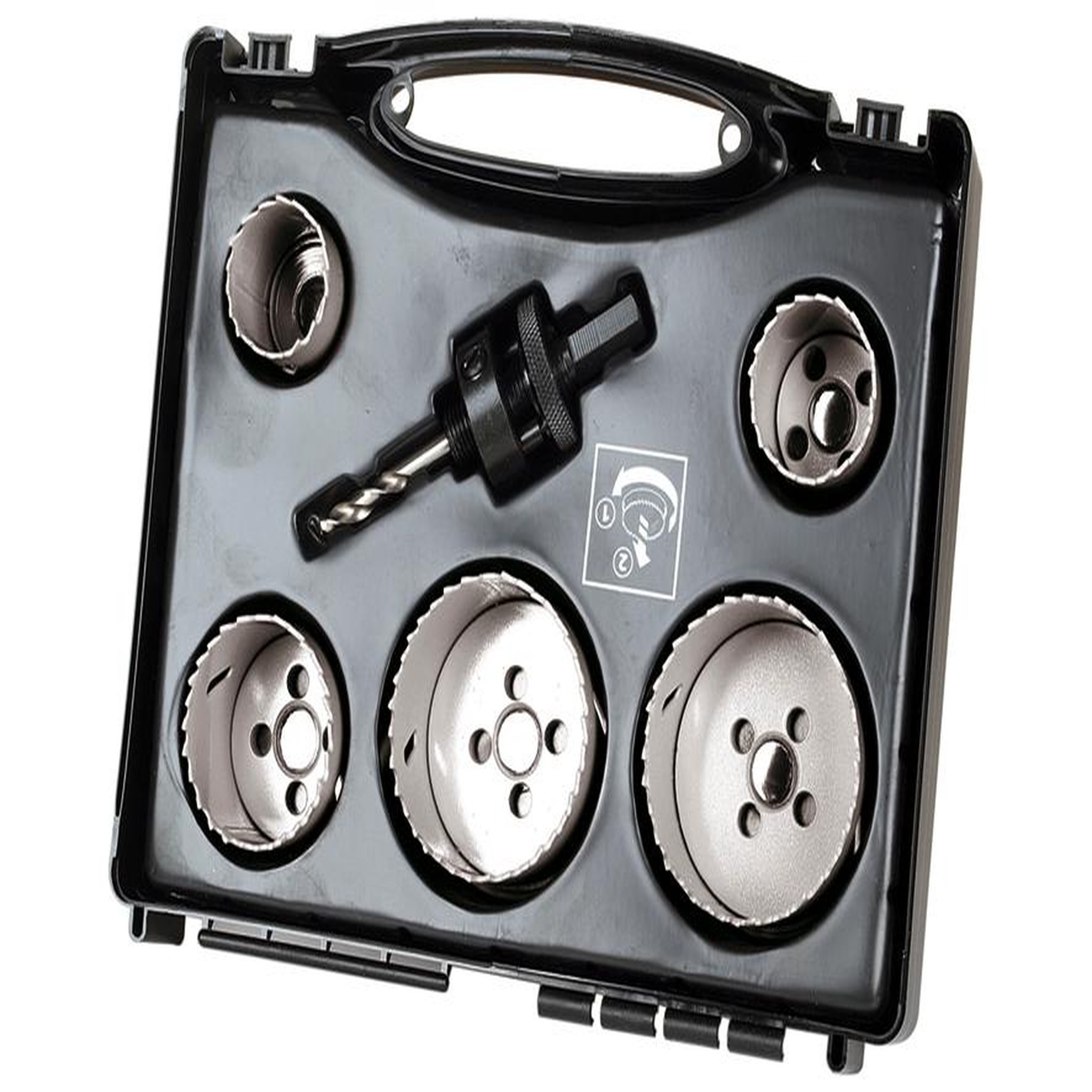 WOLFCRAFT Coffret trépans electricité et plomberie multimatériau, Diam.68 mm WOLFCRAFT