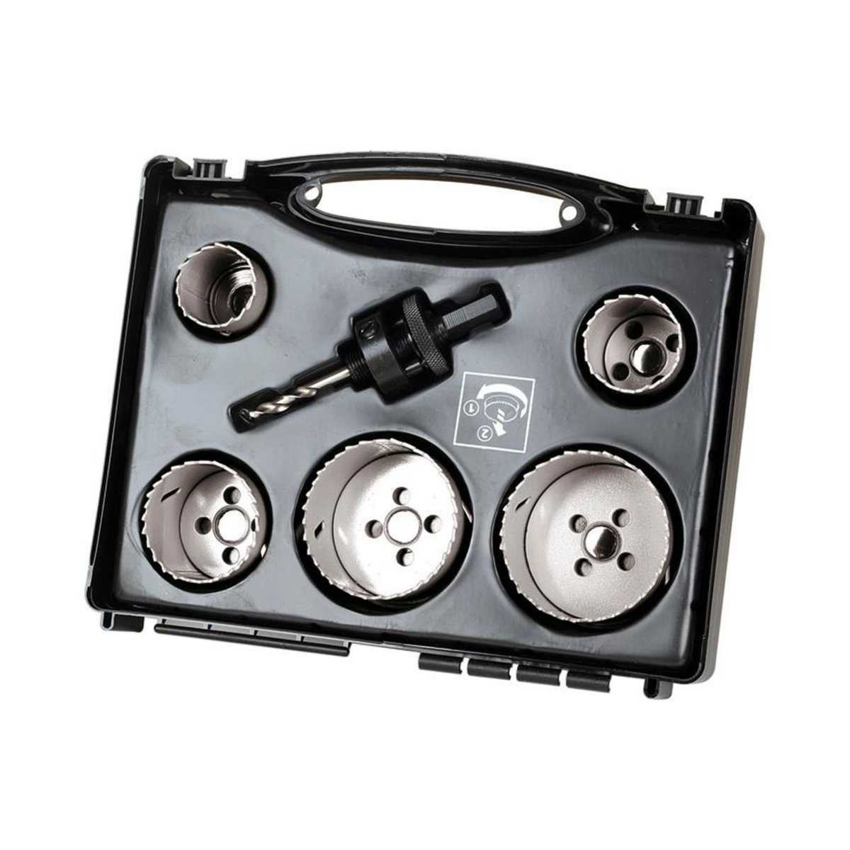 WOLFCRAFT Coffret trépans electricité et plomberie multimatériau, Diam.68 mm WOLFCRAFT