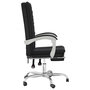 Voir la diapositive 4 : VIDAXL Fauteuil inclinable de bureau Noir Similicuir