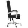 Voir la diapositive 4 : VIDAXL Fauteuil inclinable de bureau Noir Similicuir