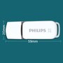 Philips Philips Cle USB 3.0 Snow 32 Go Blanc et gris
