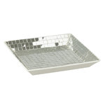 Paris Prix Plateau Mosaïque en Verre  Disco  20cm Argent