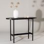 Voir la diapositive 5 : Paris Prix Console Ovale Design  Star  110cm Noir