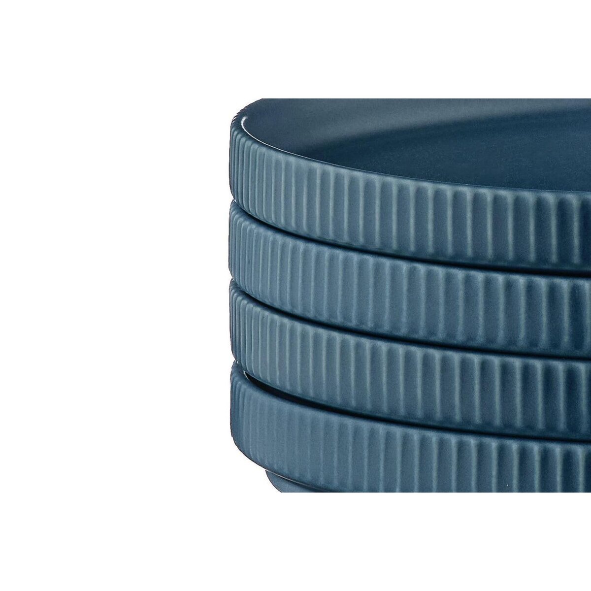 BJORN Assiette SCANDI Ø16,5cm - 4 pièces - Marine