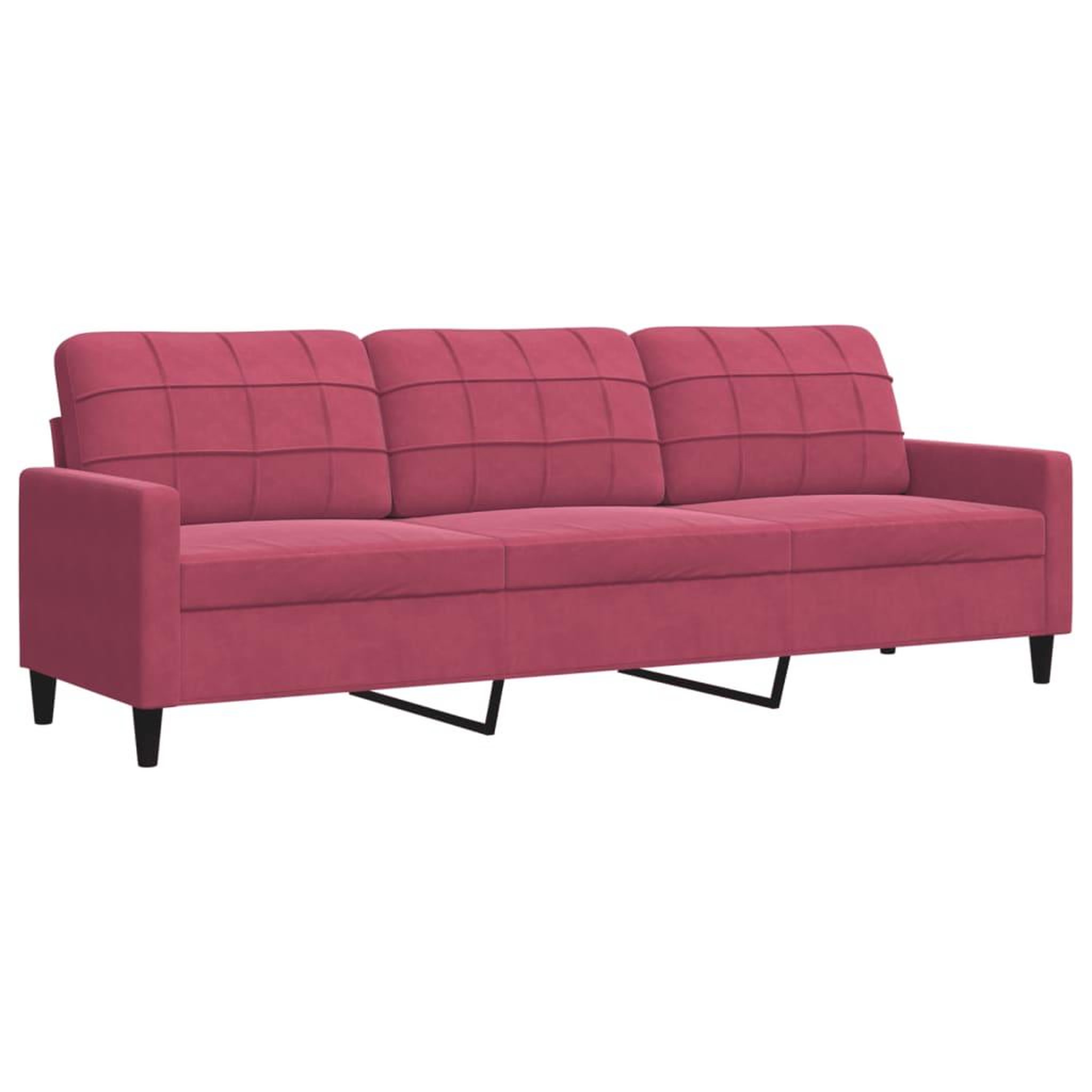 Voir la diapositive 4 : VIDAXL Ensemble de canapes 3 pcs avec coussins et traversins velours