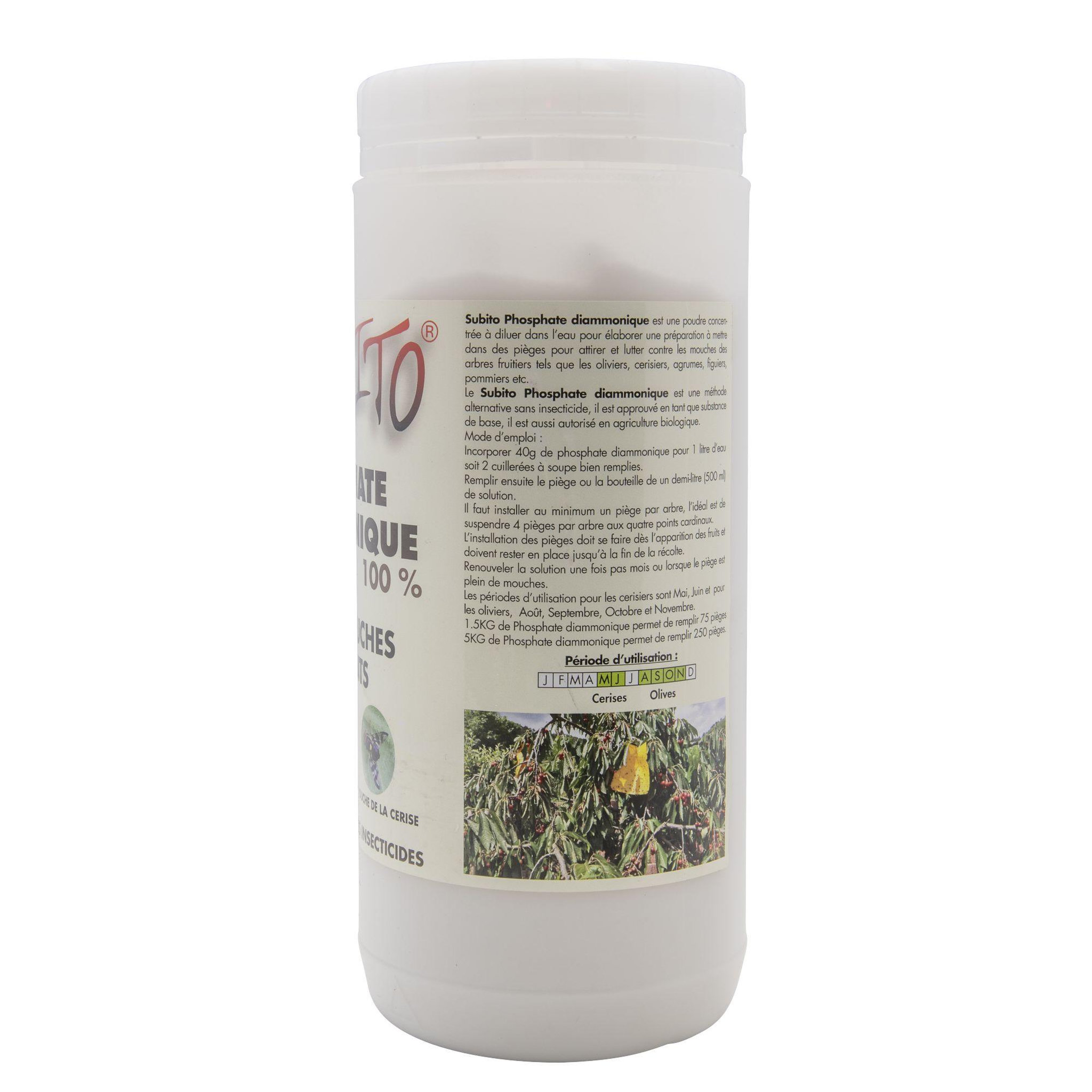 Voir la diapositive 4 : Subito Attractif pour arbre d olivier -cerisier 1.50kg subito