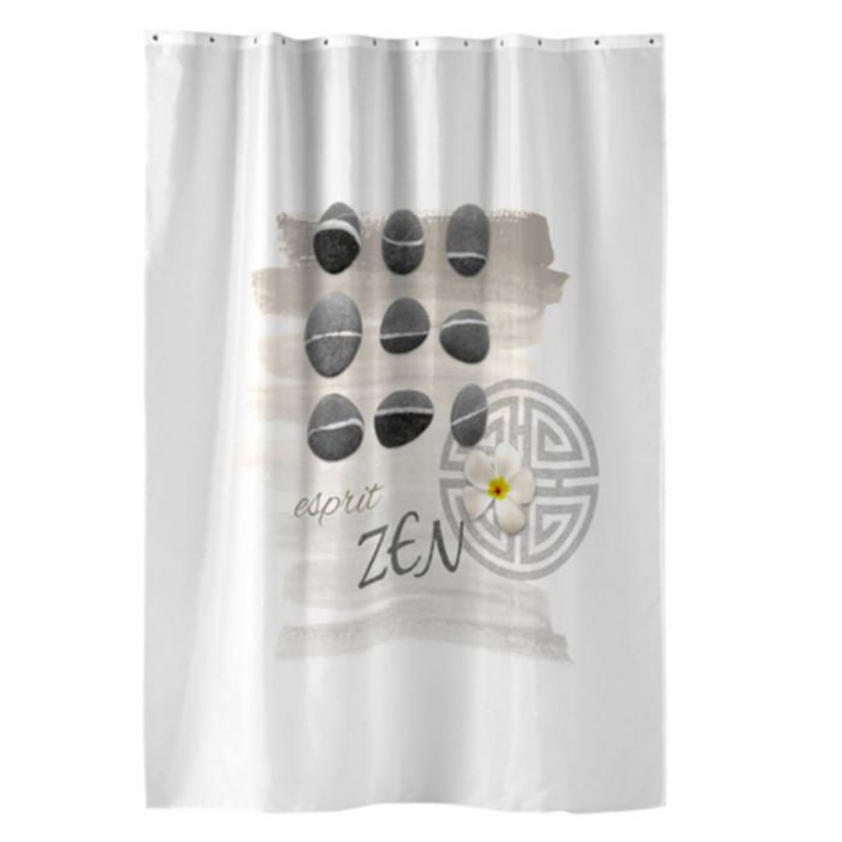 Paris Prix Rideau de Douche  Zenitude  180x200cm Blanc