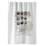 Paris Prix Rideau de Douche  Zenitude  180x200cm Blanc