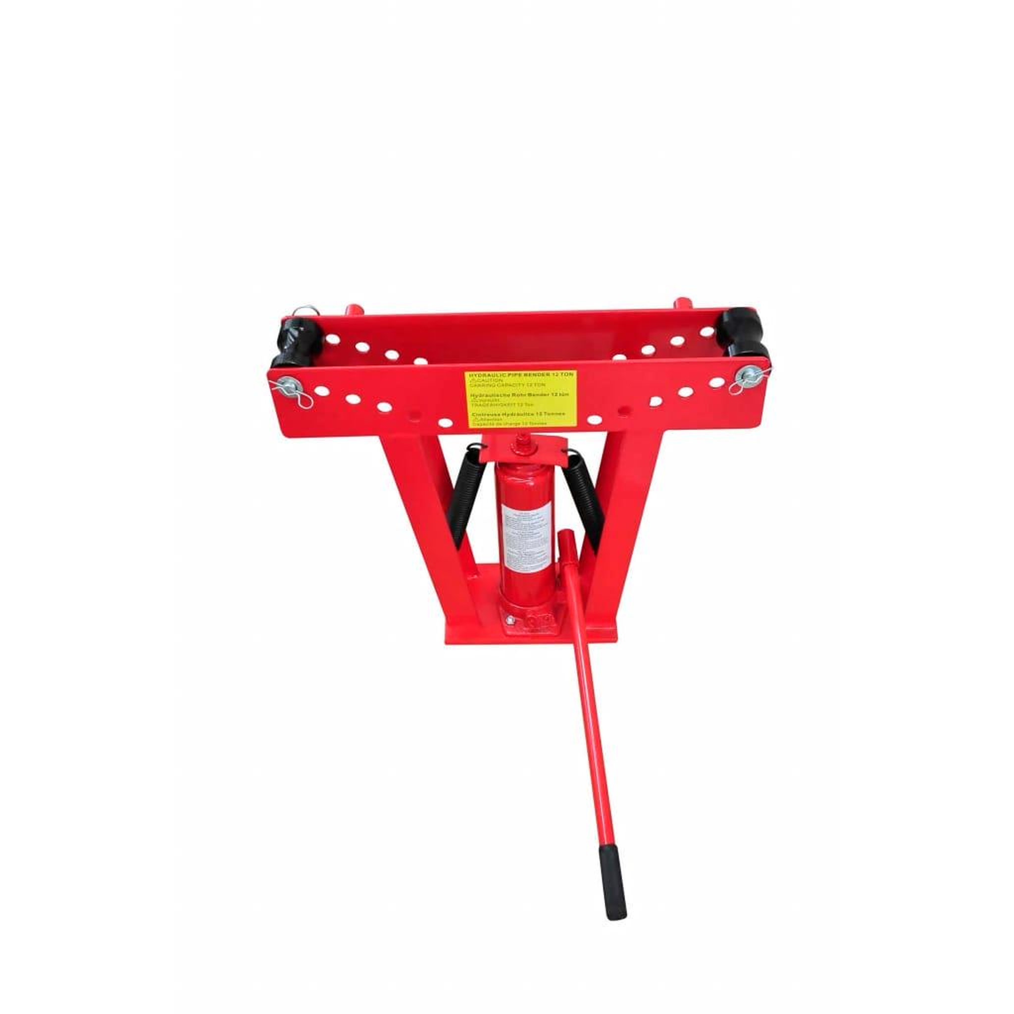 Voir la diapositive 2 : VIDAXL Cintreuse-Presse a cintrer hydraulique 12 T + 6 matrices