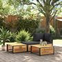 Voir la diapositive 3 : VIDAXL Table de jardin 68x68x30 cm bois massif d'acacia