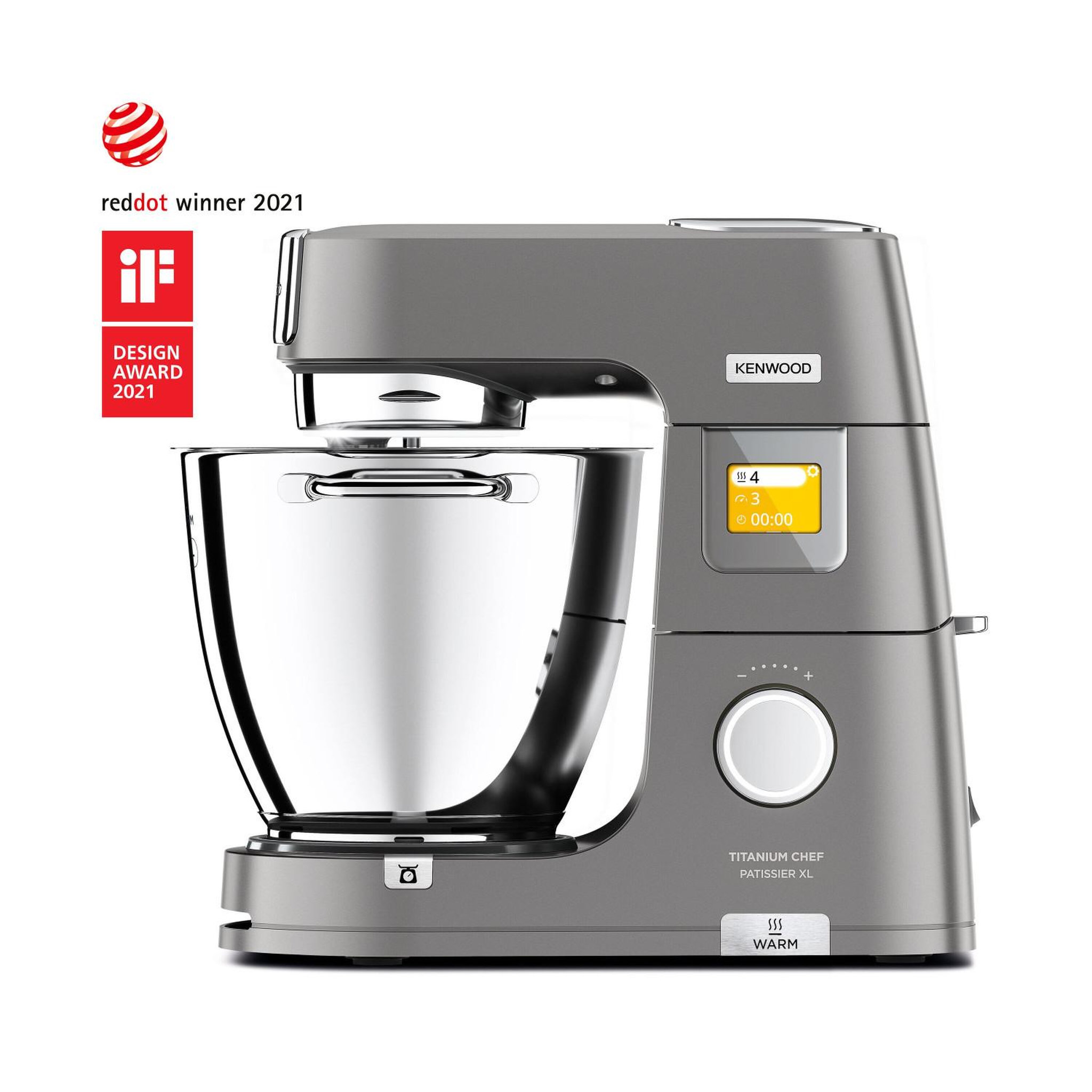 Voir la diapositive 3 : KENWOOD Kenwood kwl90.244si robot de cuisine 1400 w 7 l gris, acier inoxydable