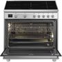 Voir la diapositive 2 : SMEG Piano de cuisson induction SCB95CIX